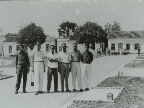Praça Padre João Álvares (década de 1950)