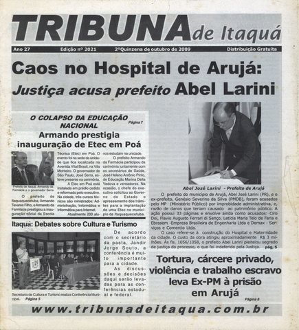 Capa - Ed.2021 - outubro 2009