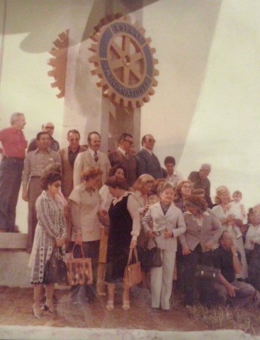 Inauguração do obelisco do Rotary