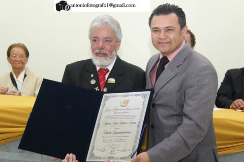 Affonso Celso Ramirez Soares recebeu o Título de Cidadão Itaquaquecetubense em 2014. A homenagem foi uma iniciativa do vereador Rolgaciano Fernandes.