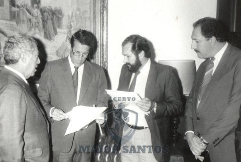 Orestes Quércia e Toninho da Pamonha