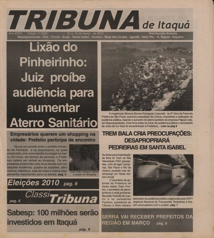 Capa - Ed.2025 - março 2010