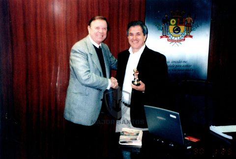 Governador José Maria Marin e vereador Mario Moreno